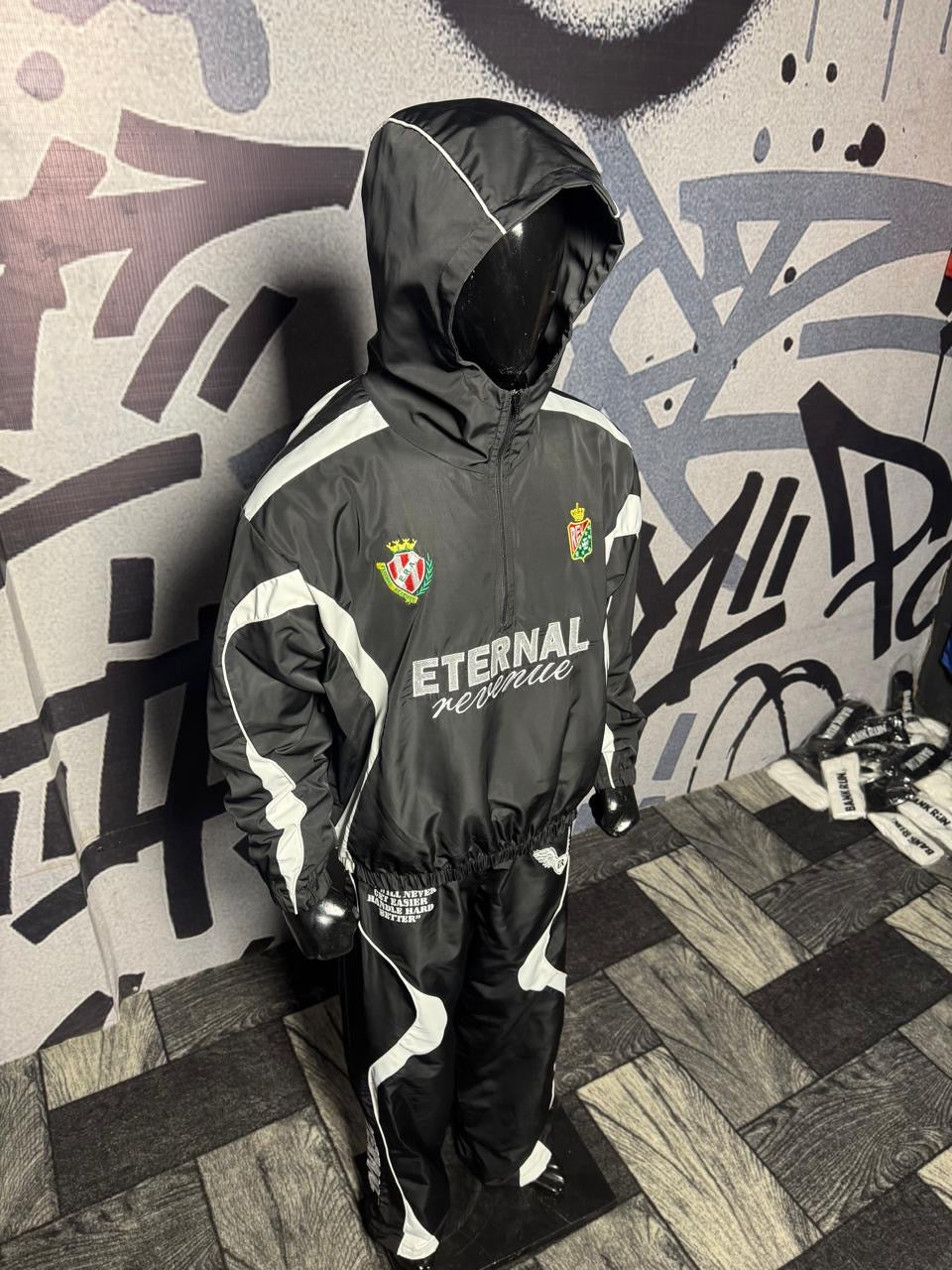 Quarter zip Windbreaker Set