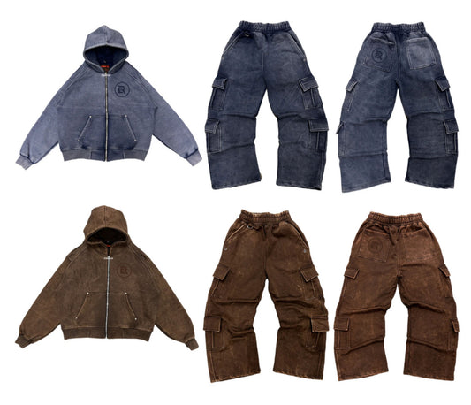 Premium Vintage Hoodie Sets